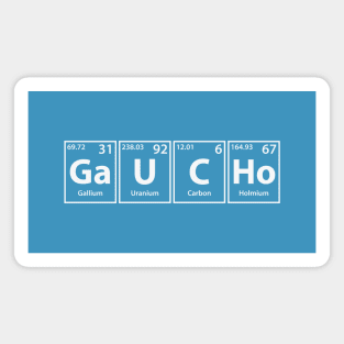 Gaucho (Ga-U-C-Ho) Periodic Elements Spelling Magnet